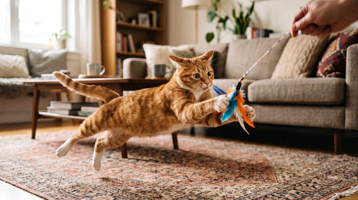 Katze faucht beim Spielen: harmlos oder zu viel?