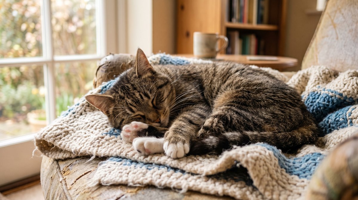 Katze faucht im Schlaf: Traum, Schreck oder Schmerz?