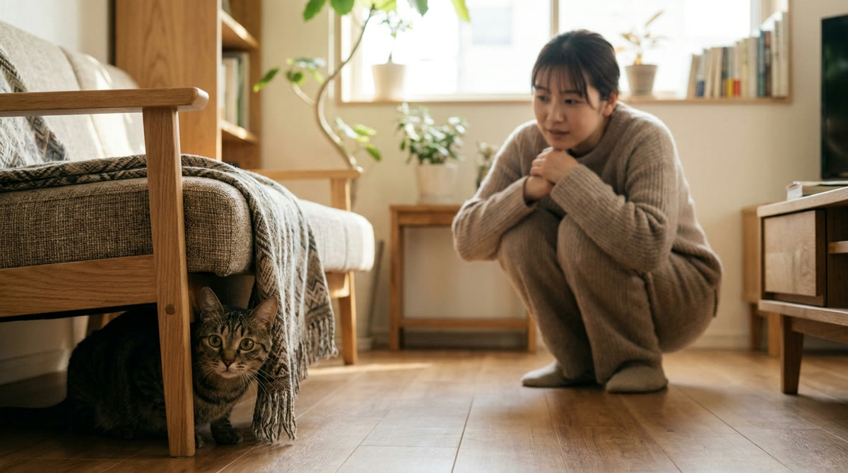Vertrauen zur &auml;ngstlichen Katze aufbauen: So gewinnst du ihr Herz