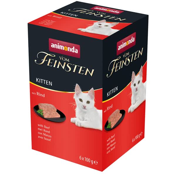 animonda vom Feinsten Kitten mit Rind (32x100g)