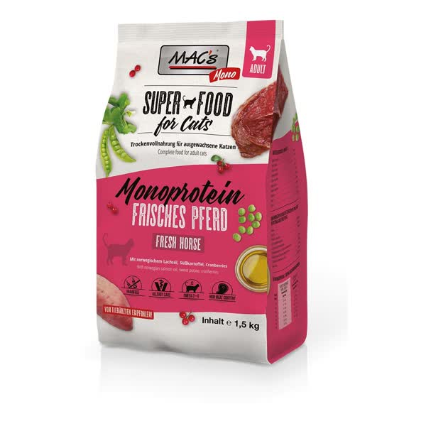 MAC's Cat Adult Mono Pferd (1,5kg)